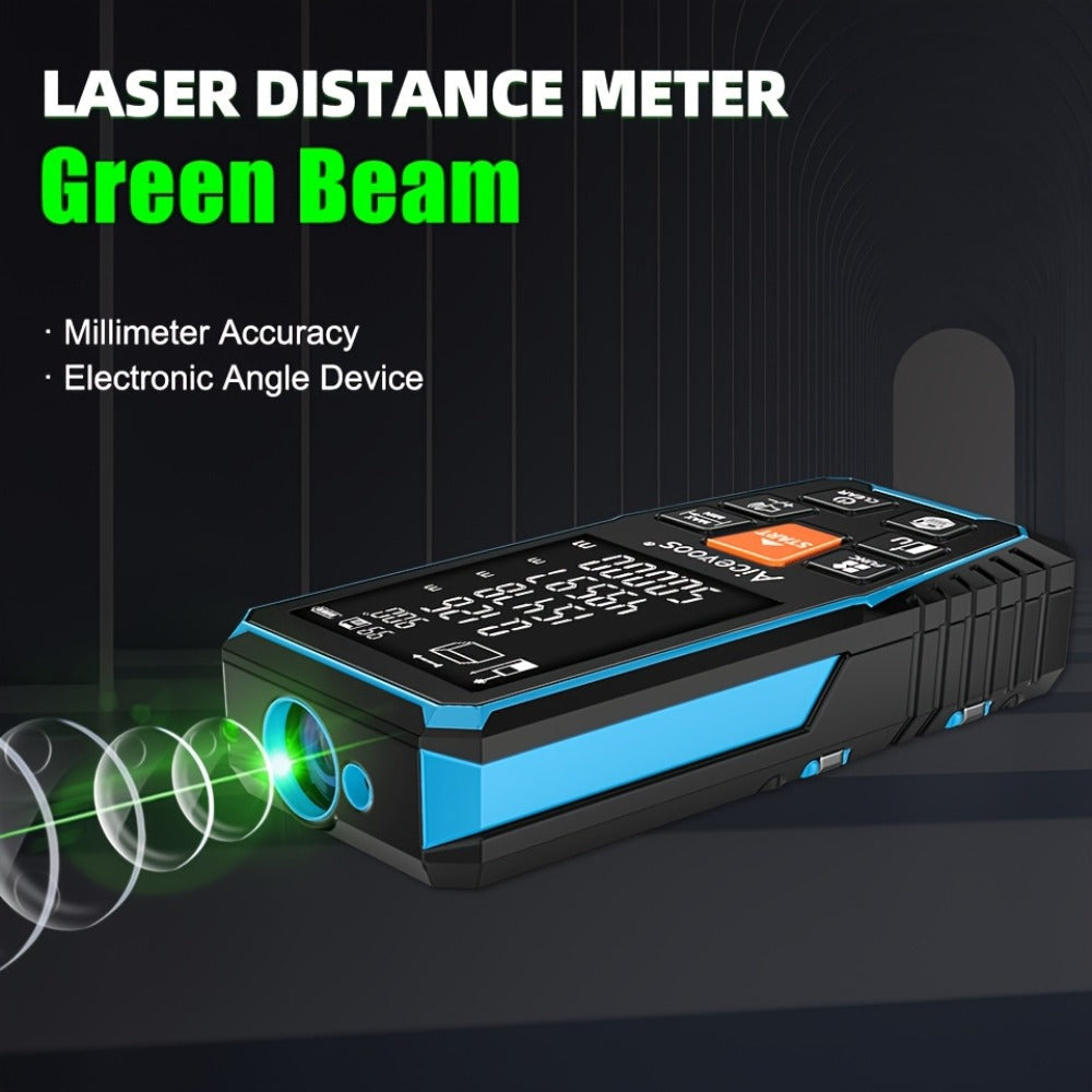 Laser Distance Meter Green Beam Digital Rangefinder 50M 70M 100M 120M Laser Tape Measure for Entryways, Bedrooms and Living Spaces