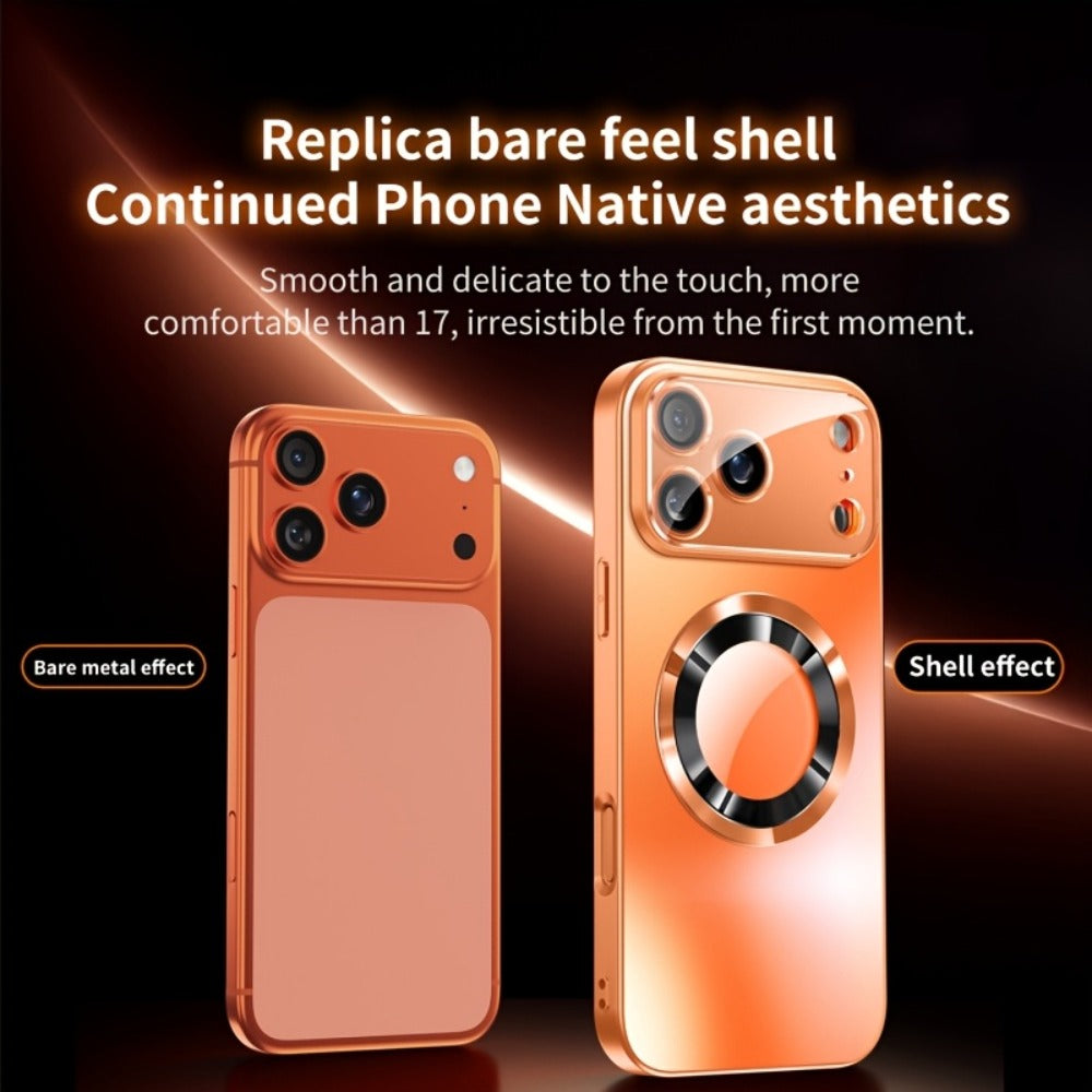 Titanium Matte iPhone Case Magnetic Wireless Charging Shockproof Glass Lens Cover for iPhone for an Everyday Personal Care Routine