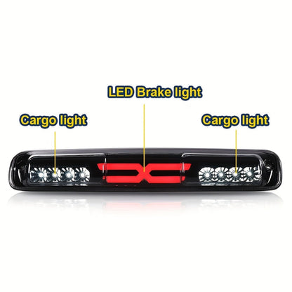 LED Third Brake Light Cargo Lamp for Chevy Silverado GMC Sierra 1500 2500 3500 1999–2007 – DOT Approved 12V-24V Polycarbonate Lens