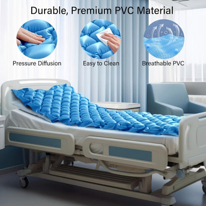 Alternating Pressure Mattress Pad Anti-Bedsore 130 Air Bladders Whisper-Quiet Pump 35x80x3 for Entryways, Bedrooms and Living Spaces