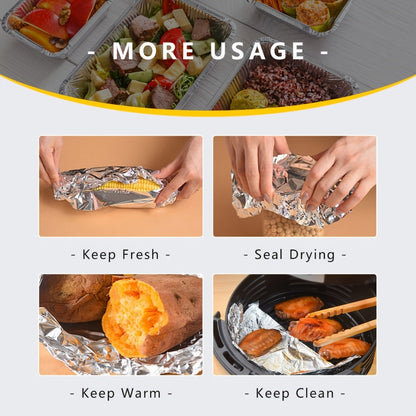 Aluminum Foil Roll 12 Inch Wide 30 Sq Ft for Restaurant Food Packaging Grilling Cooking for Grilling, Camping and Outdoor Meals