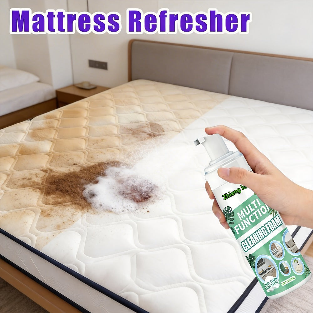 Dry Cleaning Spray Stain Remover 10.14oz – No Water Needed, Multi-Surface Formula for Sofas, Mattresses, Clothes, Carpets & Curtains