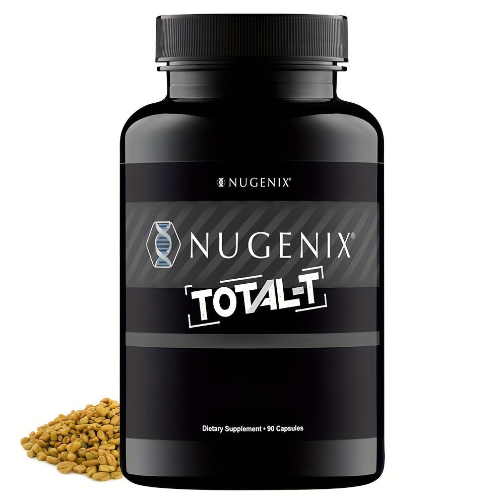 Total-T Testosterone Booster for Men, Daily Vitality & Hormone Support Capsules, Natural Energy, Strength