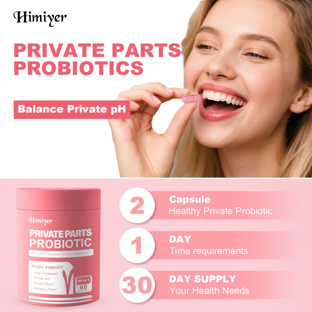 Women's Probiotic Capsules with Lactobacillus Acidophilus & Rhamnosus for Intimate Flora Balance