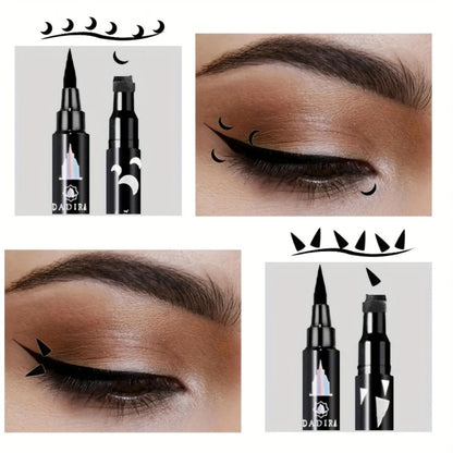 Waterproof Eyeliner Pen Set 6pcs Double-Ended Liquid Eyeliner Kit, Smudge-Proof, Oil-Proof, Precision Eye Liner Pencil for Women