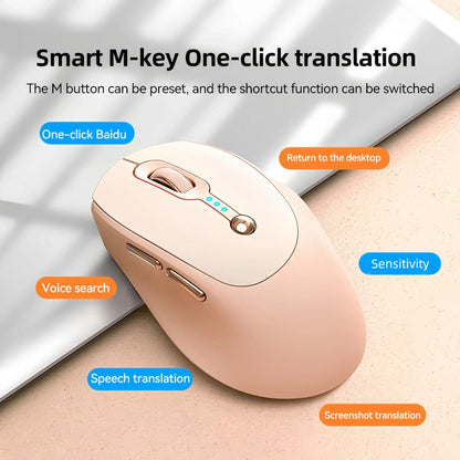 AI Wireless Mouse Voice to Text Real-Time Translation PPT Creation T-WOLF Silent Rechargeable for an Everyday Personal Care Routine