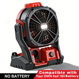 No Battery-Fits M18V-Red