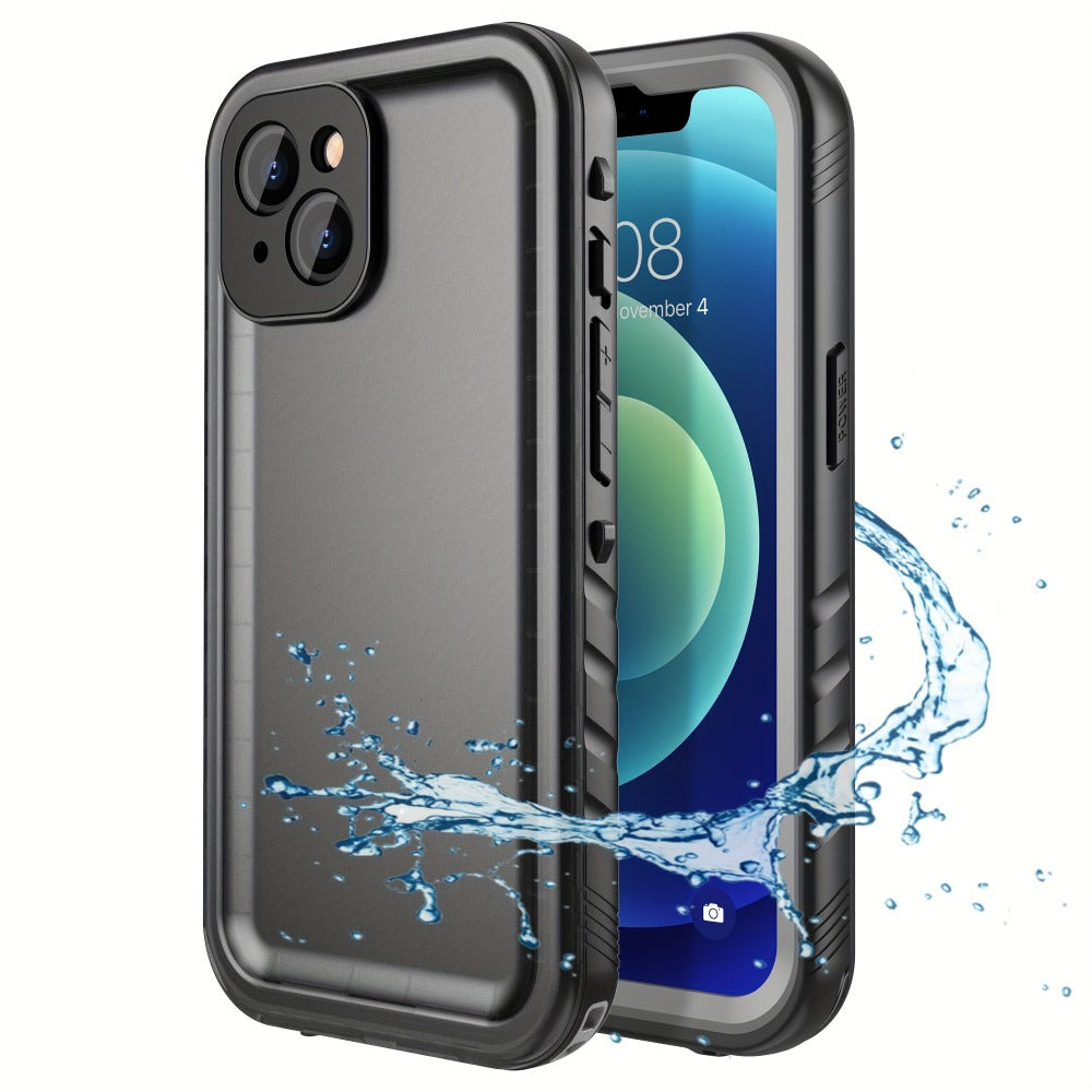 iPhone Case with Built-In Screen Protector Transparent Matte Full Body PC+TPU Shockproof for an Everyday Personal Care Routine