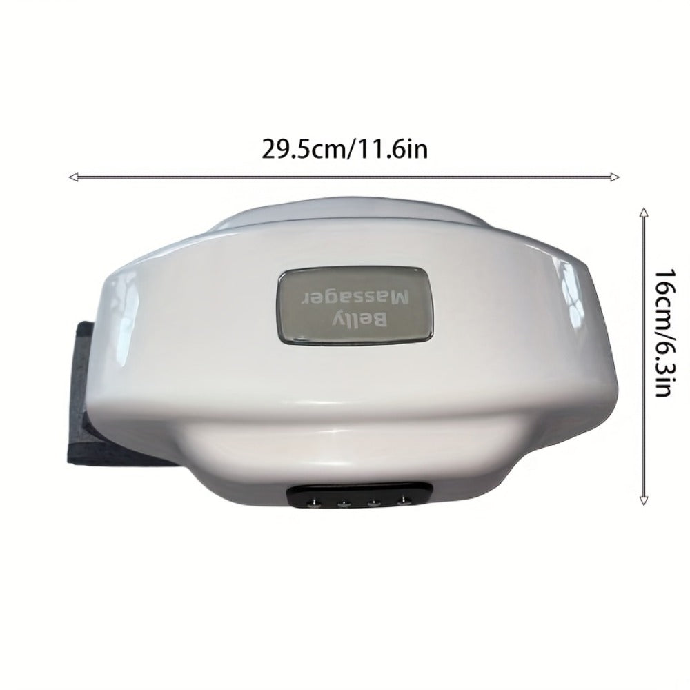 Electric Abdominal Massager with Heat - Rechargeable Portable Stomach Massager with 3 Massage Modes & Heating for Home or Salon Spa Use