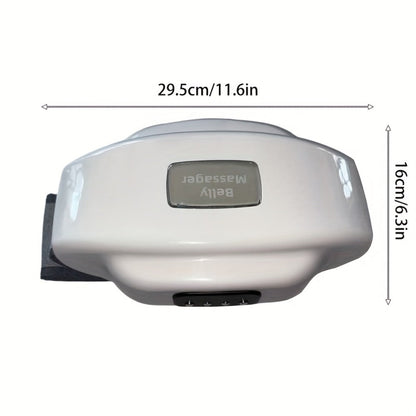 Electric Abdominal Massager with Heat - Rechargeable Portable Stomach Massager with 3 Massage Modes & Heating for Home or Salon Spa Use
