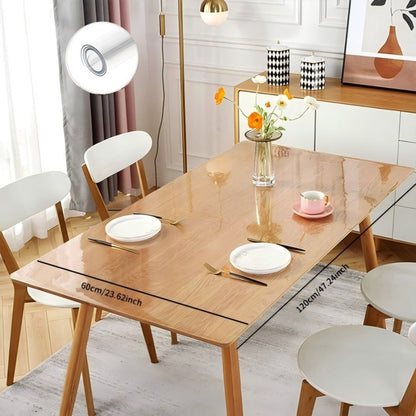 Tablecloth Clear PVC Protector in 1.5mm Thickness with 35 Rectangle and Square Size Options