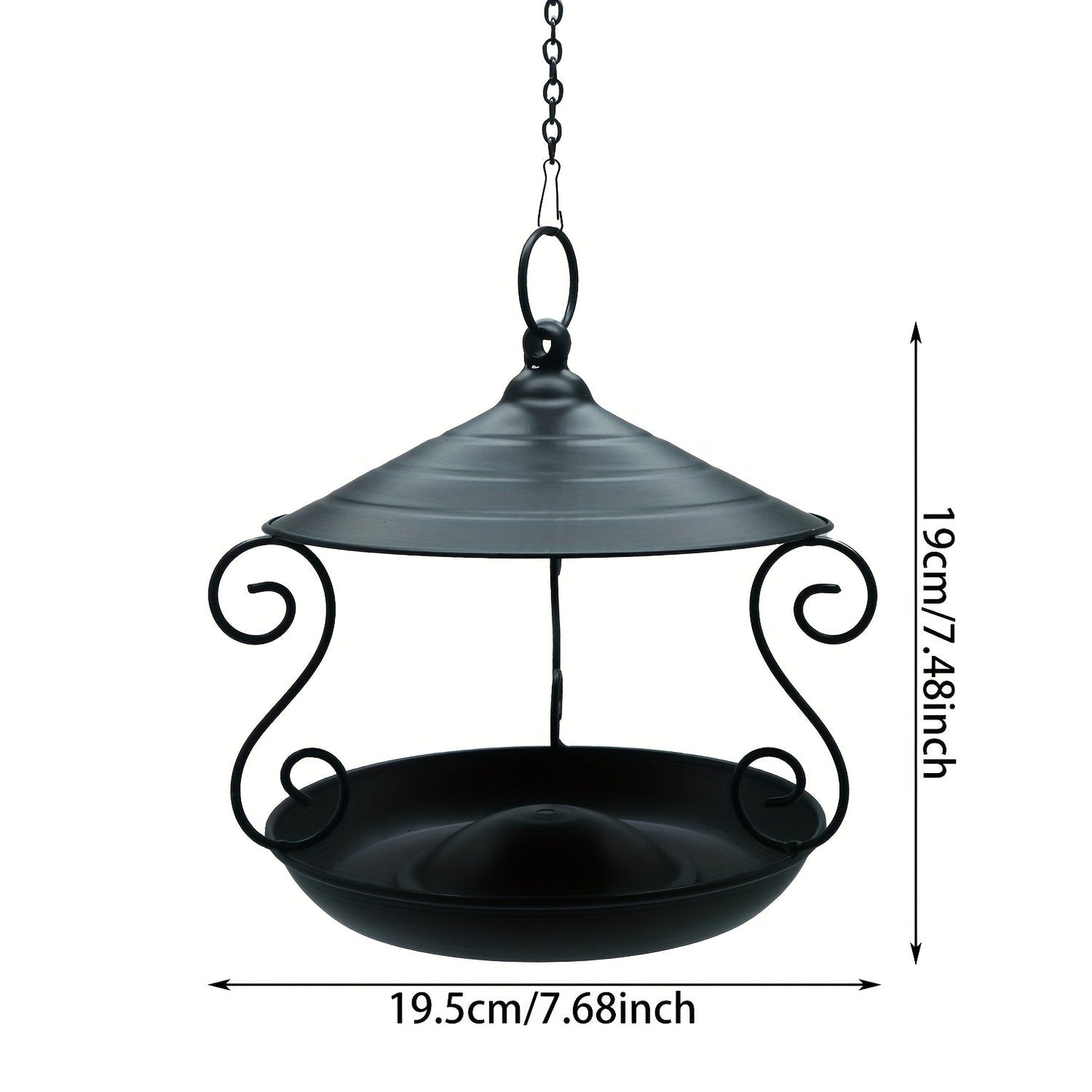 Bird Feeder, Hanging Metal Outdoor Garden Yard Decor Bird Lover Gift for Garden, Yard and Pest Management