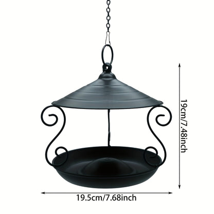 Bird Feeder, Hanging Metal Outdoor Garden Yard Decor Bird Lover Gift for Garden, Yard and Pest Management