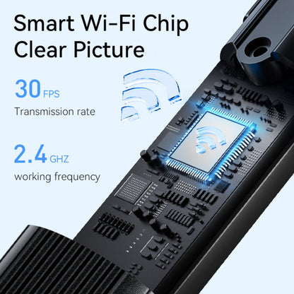1080P Ear Wax Removal Tool with Camera – Wi-Fi Ear Cleaning Kit with 6 Spoons & Tweezers, Rechargeable, Visual Ear Cleaner for Safe Ear Care