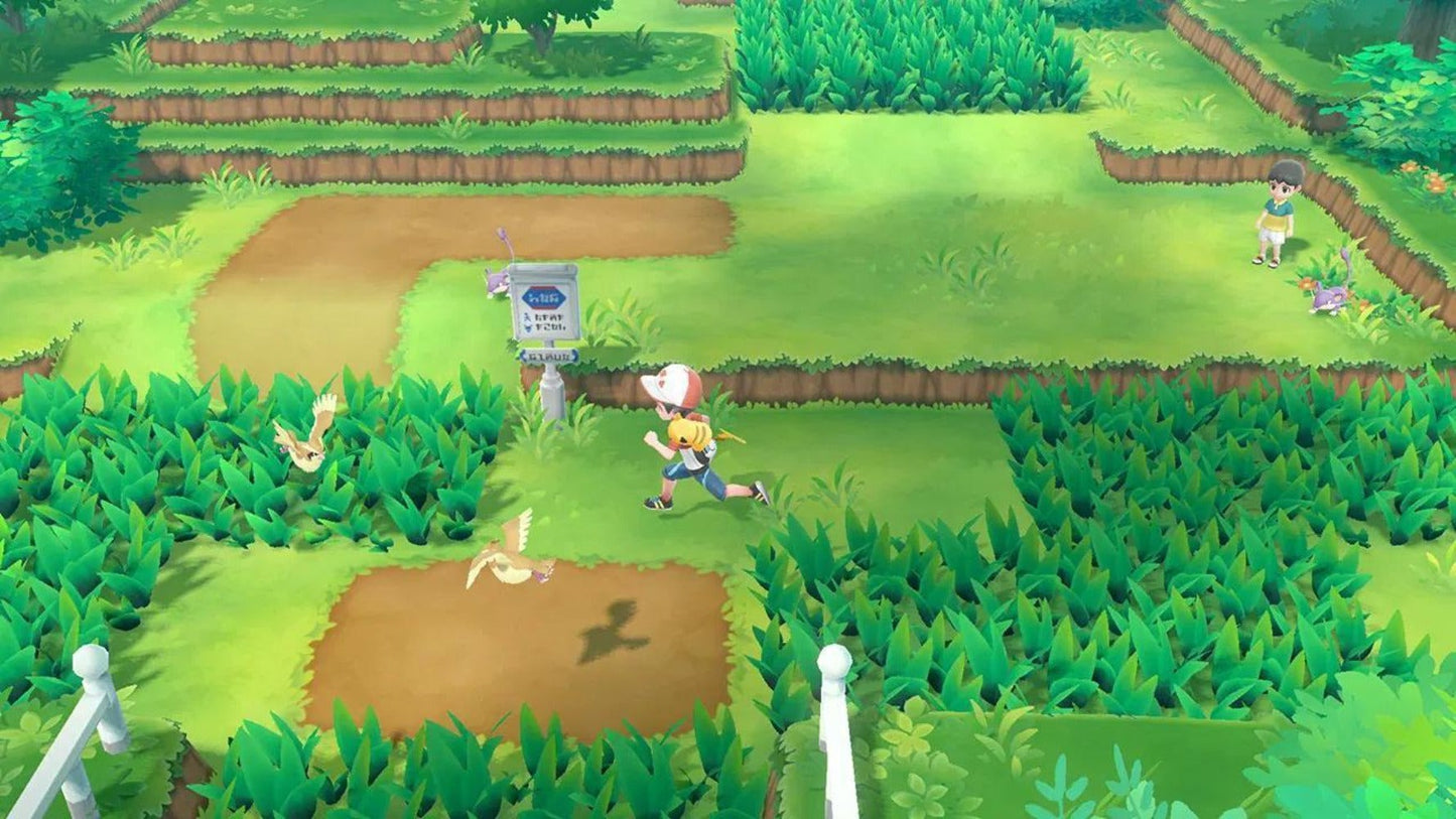 Pokemon Let's Go Pikachu Nintendo Switch Game, US/AS English Edition, Kanto Region Adventure with Motion Catching