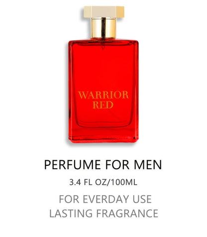 Eau de Toilette Warrior Blue 100ml Spray for Men with Single Bottle or Three-Piece Color Gift Set