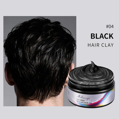 Hair Color Wax Temporary Hair Dye 3.53oz, 9 Vivid Shades, Easy Wash, Non-Damaging for Everyday Face, Beard and Body Grooming