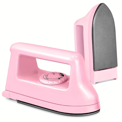 Mini Heat Press Machine Portable 400W with Charging Base, Handheld Heat Transfer Press for T-Shirts Shoes Bags Vinyl HTV Projects