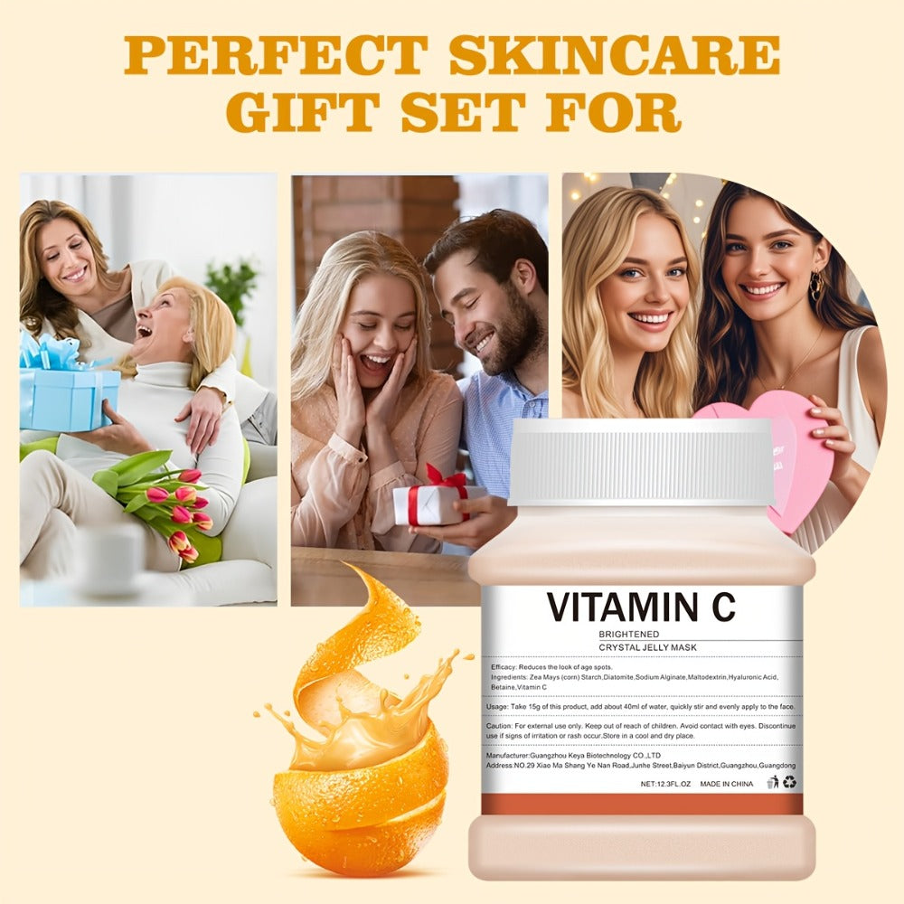 Lactic Acid Jelly Peel-Off Face Mask 12.3 fl oz - Vampire Plasma Exfoliating Mask for Bath Time, Home Spa and Personal Care