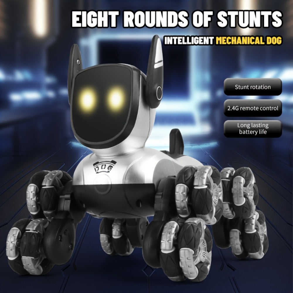 Robot Dog Toy for Kids, RC Smart Interactive Electronic Pet with Remote Control, Music & Action Show