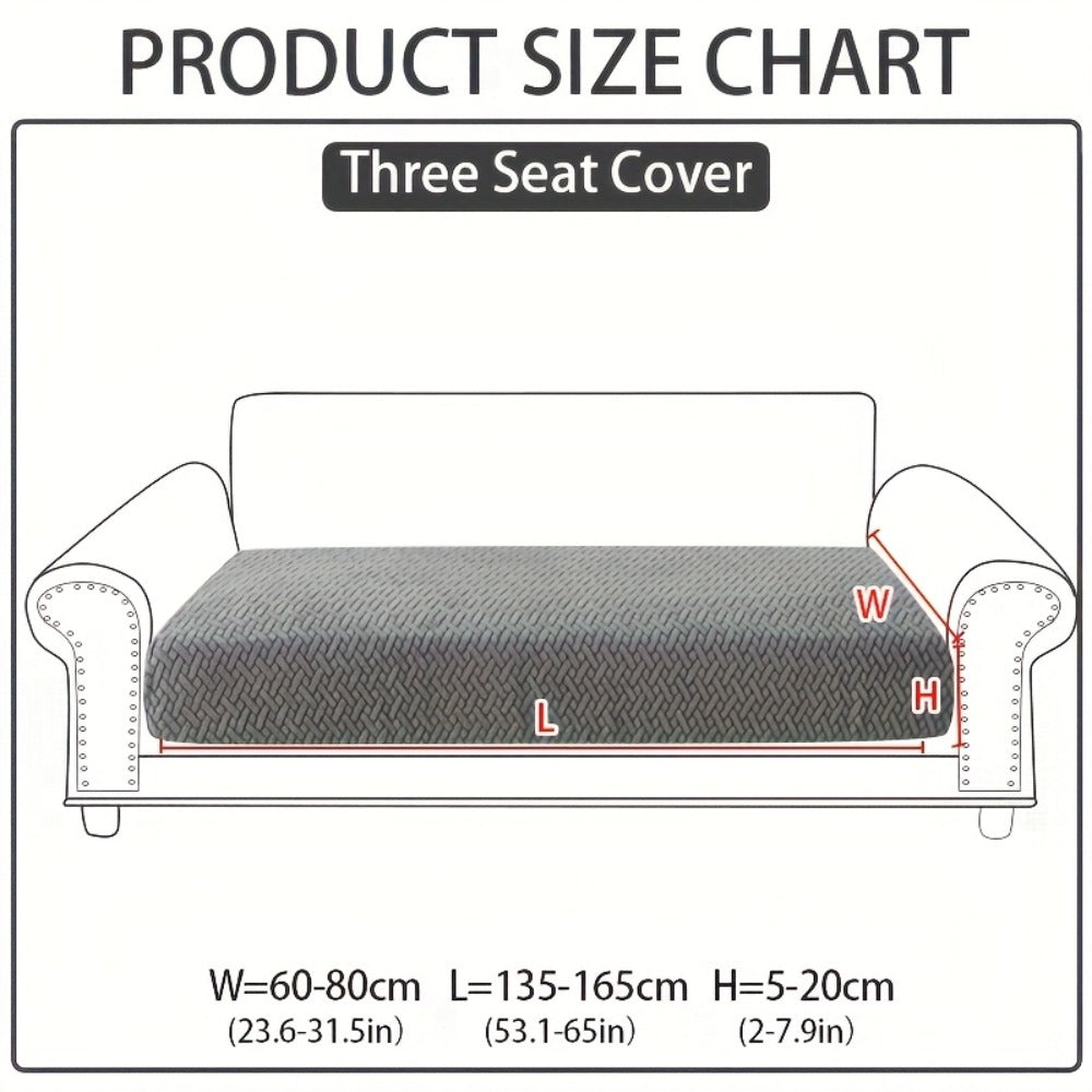 Sofa Cover Sectional Panel Options for Single to 4 Seats, Chaise, Armrest Pair or Backrest in Five Colors