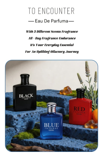 Cologne Gift Set for Men 3 Piece EDT Spray Absinthe Lemon Sage Eau de Toilette Mini 1oz for Bath Time, Home Spa and Personal Care