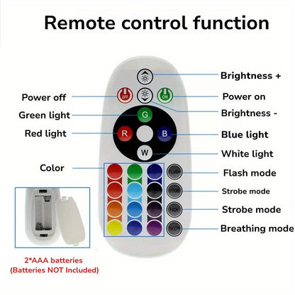 RGB Sunset Lamp Projection with Stand & Remote Control, USB Color Changing Sunset Light for Bedroom