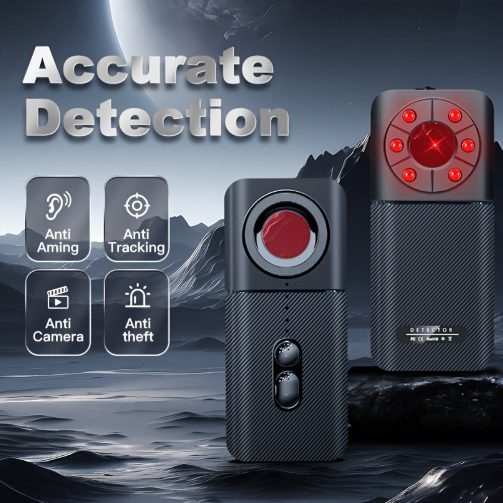T3 Anti-Spy Detector Universal Hidden Camera & GSM Bug Finder with Night Vision, LED Display, GPS Tracking Detection