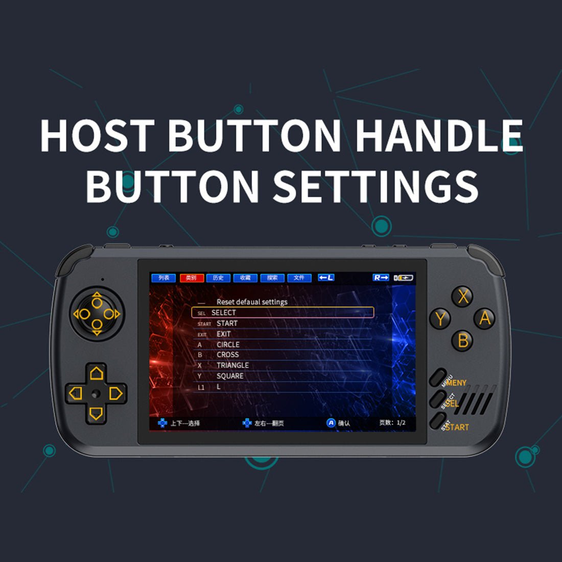 Handheld Game Console Powkiddy X39 PRO with 4.5-Inch IPS HD, 854x480 full-fit screen, 64GB Options, 3000mAh Battery, Linux