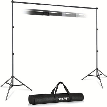 Balloon Projector Backdrop Stand 10x7Ft Adjustable with Carrying Bag, Background Support System for Photography, Events, Weddings