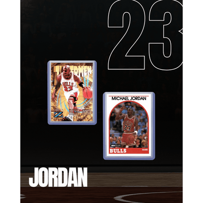 Sports Trading Cards, Michael Jordan Three-Card Basketball Bundle with Chicago Bulls and Mixed Brand Artwork
