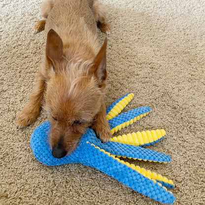Squeaky Crinkle Dog Toys 4 Pack Plush Stuffed Chew Toys for Teething Puppies Small Medium Dogs Interactive Playtime Mixed Variety Set Soft