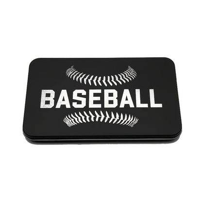 Sports Travel Board Game Set – Portable Wooden Baseball Softball Football Finger Dice Tabletop Game for Family Game Night