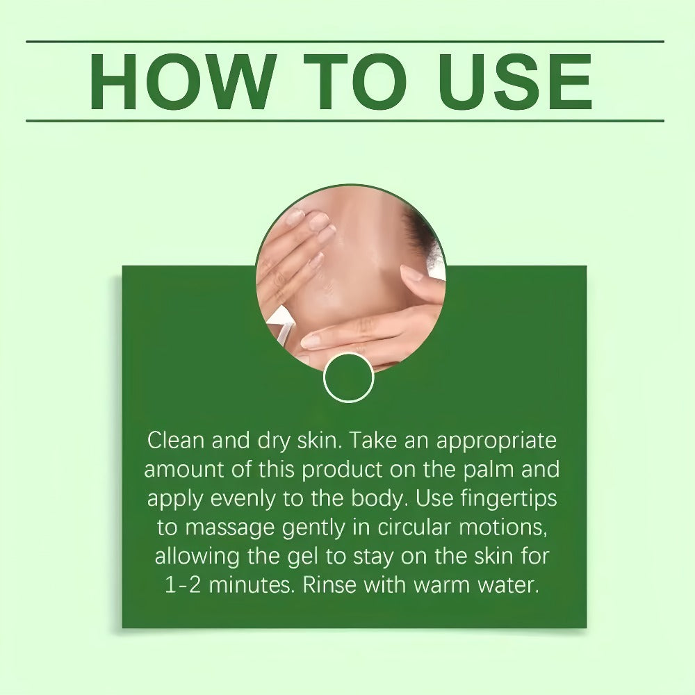 Mandelic Acid AHA Exfoliating Gel & Five-Finger Mud Scrubber Glove 2-Piece Set for Bath Time, Home Spa and Personal Care