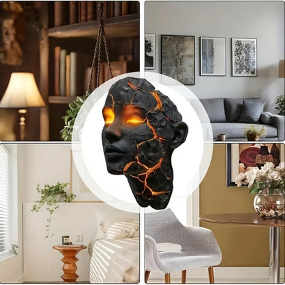 3D Shattered Soul Wall Lamp for Entryways, Bedrooms and Living Spaces, with the Listed Configuration
