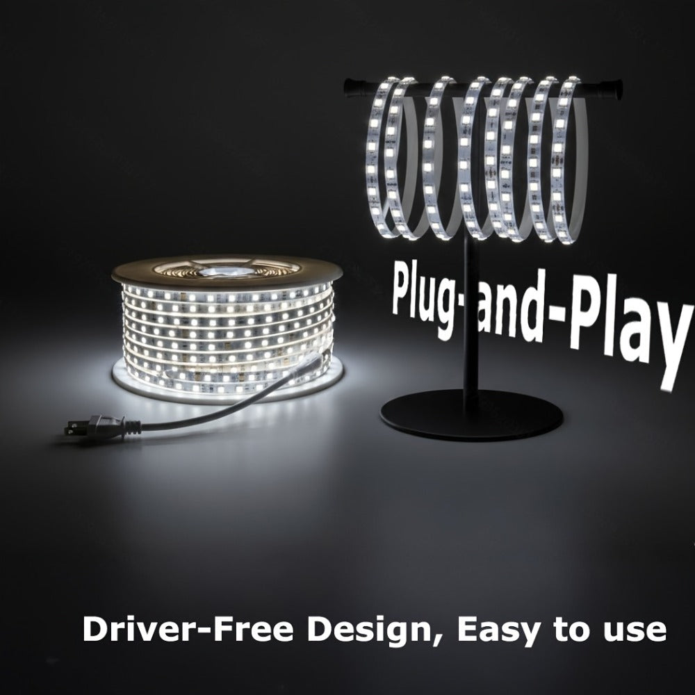 LED Strip Lights 110V AC for Home Cooking, Dining and Outdoor Meals, with the Listed Configuration