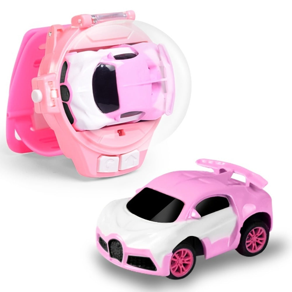 Remote Control Car, Mini Alloy Racer with Wearable Wrist Controller, USB Charging and Two Color Options