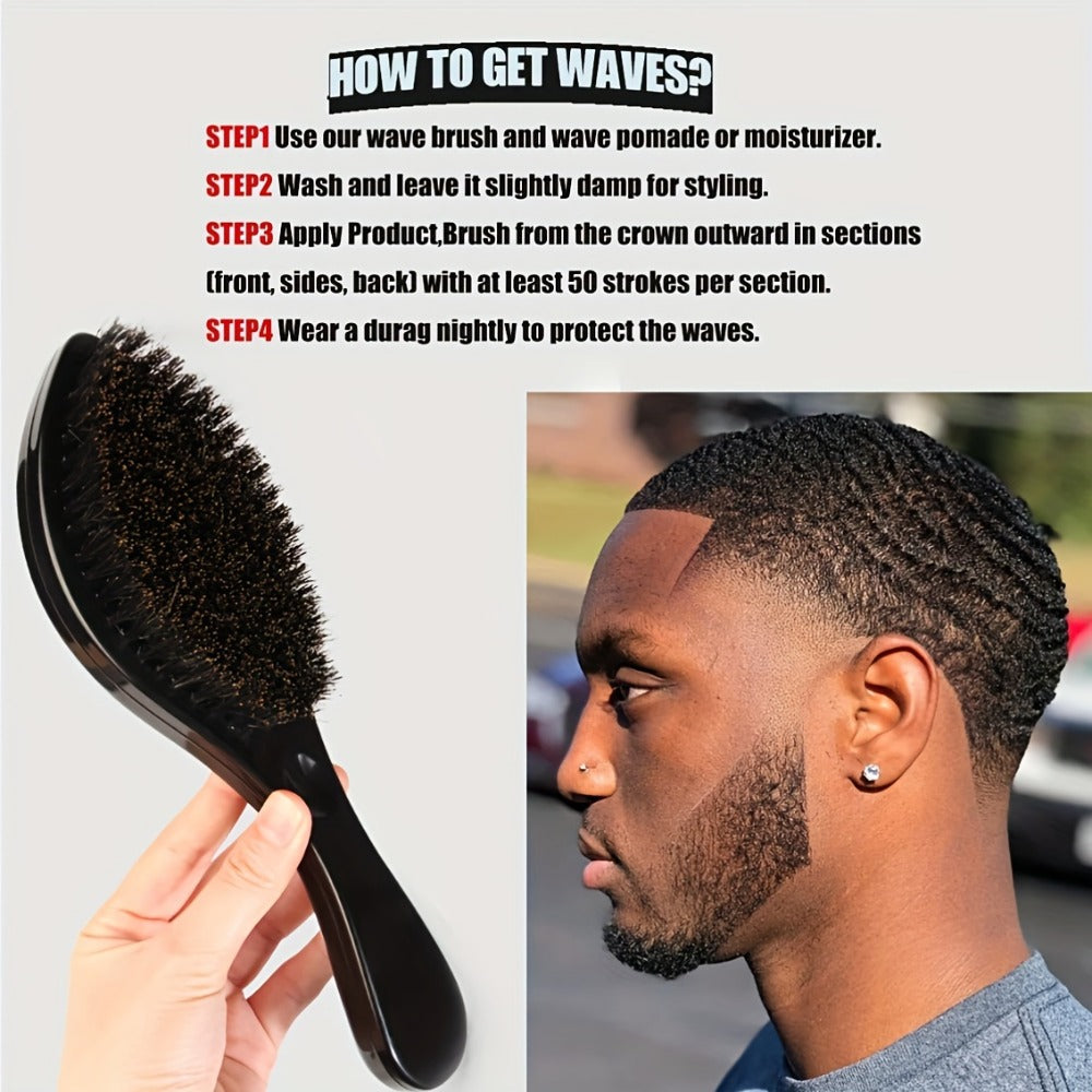 360 Wave Pomade Strong Hold Hair Styling with Jojoba Oil – Frizz Control Moisturizing Formula for Dreads Locks Twists Coily Curly Wavy Hair