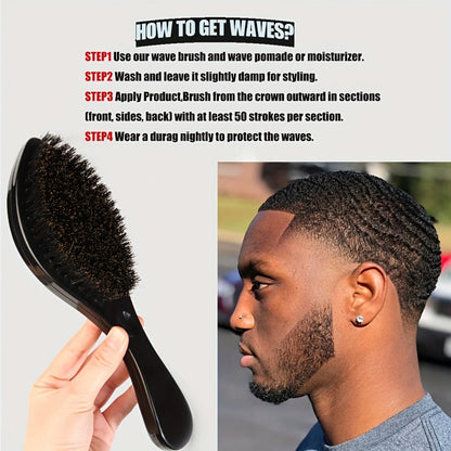360 Wave Pomade Strong Hold Hair Styling with Jojoba Oil – Frizz Control Moisturizing Formula for Dreads Locks Twists Coily Curly Wavy Hair