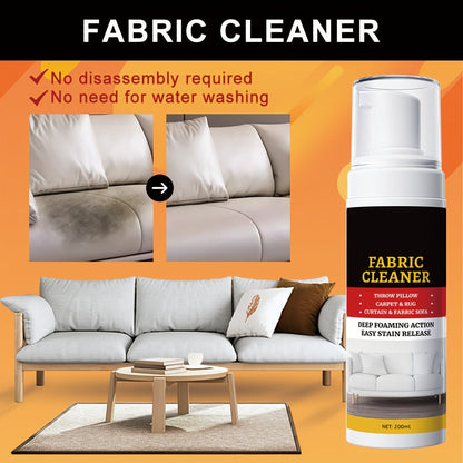 Upholstery Cleaner Spray Multi-Fabric Stain Remover 6.76oz Spot Cleaner for Couch Sofa Rug for Entryways, Bedrooms and Living Spaces