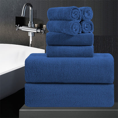 Bath Towels Set 8 Piece 750GSM Oversized 35 x 70 Inch Sheets in 15 Color Options for Home and Guest Use
