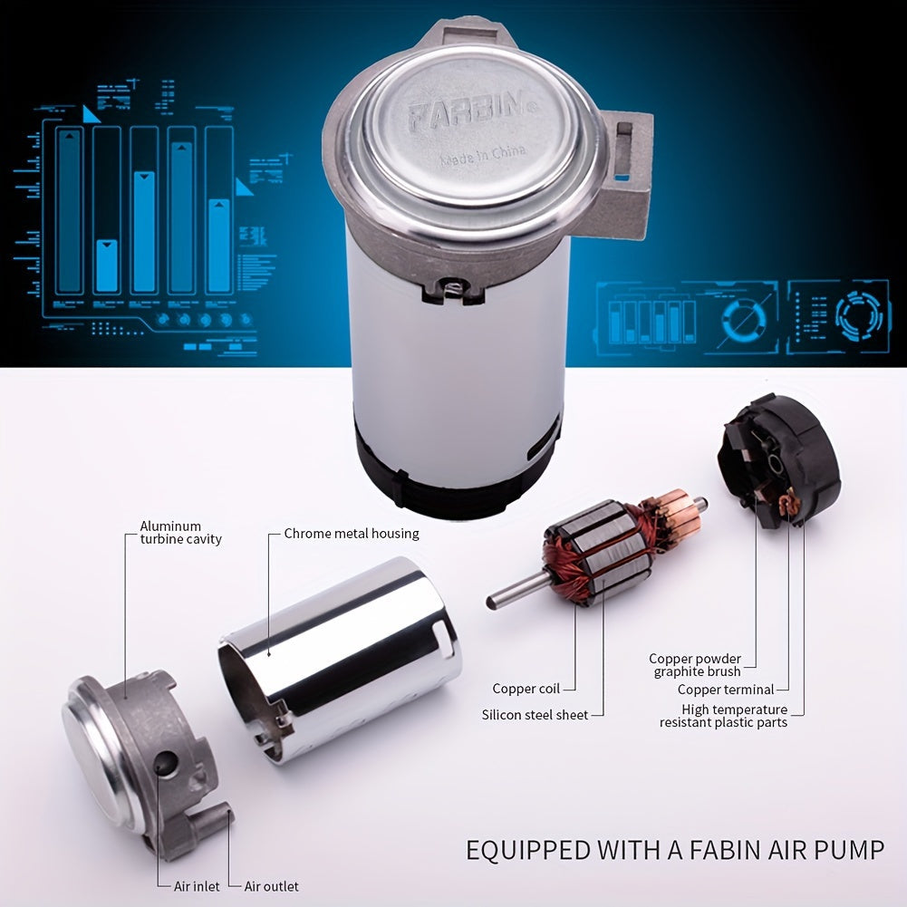 Snail Air Horn Kit Super Loud 12V 24V for Truck Car Motorcycle with Copper Compressor Relay Harness & Button Universal Fit