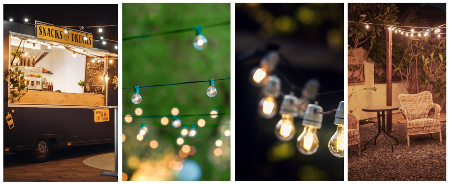 Adhesive Hooks for Outdoor String Lights - No-Damage Clips for Christmas Patio Garden Balcony Decor (40/80/160/250/400pcs)