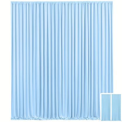 Party Backdrop Curtains 2pcs 59x118 Inch with Poles Wrinkle-Resistant Non-Transparent Fabric for an Everyday Personal Care Routine