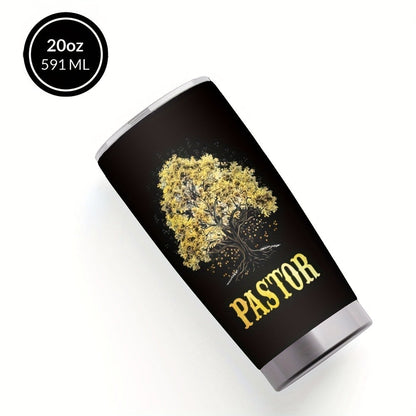 Insulated Tumbler 20oz Tree of Life Graphic Stainless Steel Travel Mug with Lid and Straw for Everyday Use