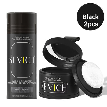 Thinning Hair Root Coverage Powder with Brush, Instant Hairline Concealer Natural Shadow Effect
