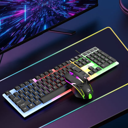 Wired USB RGB Gaming Keyboard and Mouse Combo 104 Keys Backlit Mechanical Feel 1000 DPI Optical for an Everyday Personal Care Routine