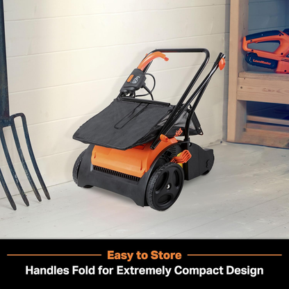 Electric Lawn Scarifier & Dethatcher 13" 12AMP 2-in-1 Aerator, 3400RPM Motor, 19 Cutting Positions