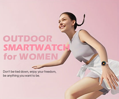 Smartwatch Voice Assistant for Women 1.39" Full Touch – Siri & Google, Wireless Calling, 100+ Sport Modes, Fitness Tracker, Weather