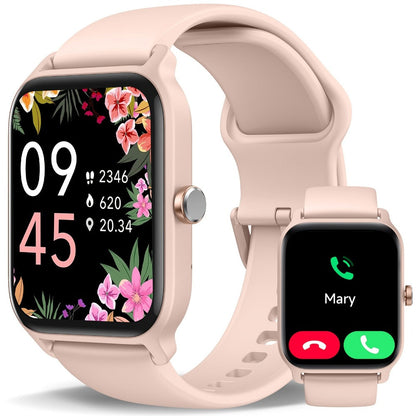 Smartwatch with Built-in Alexa FAWEIO 1.8" HD Touch Screen, Bluetooth Calling, 100+ Sport Modes, Fitness Tracker Heart Rate Sleep